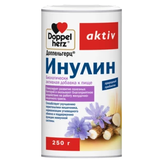 Illustration of the product packaging Doppelherz aktiv Инулин front view